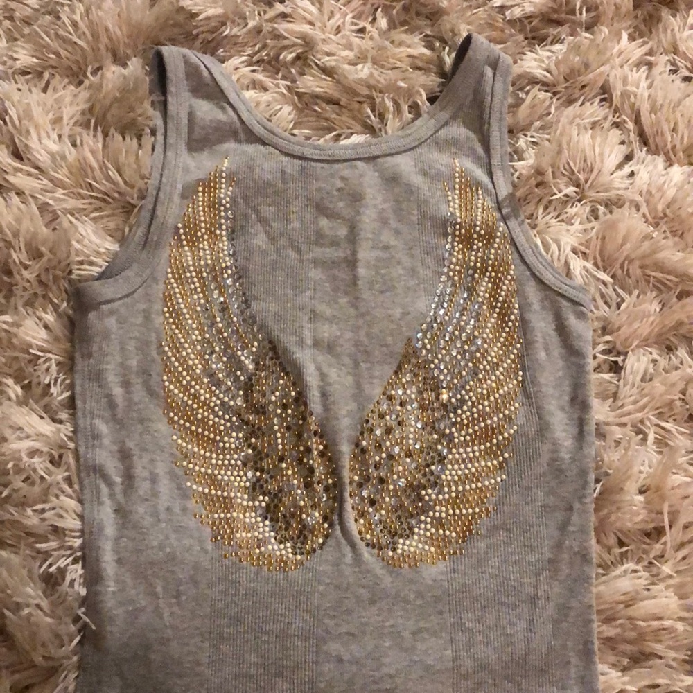 Twisted Heart Wing Tank-Top